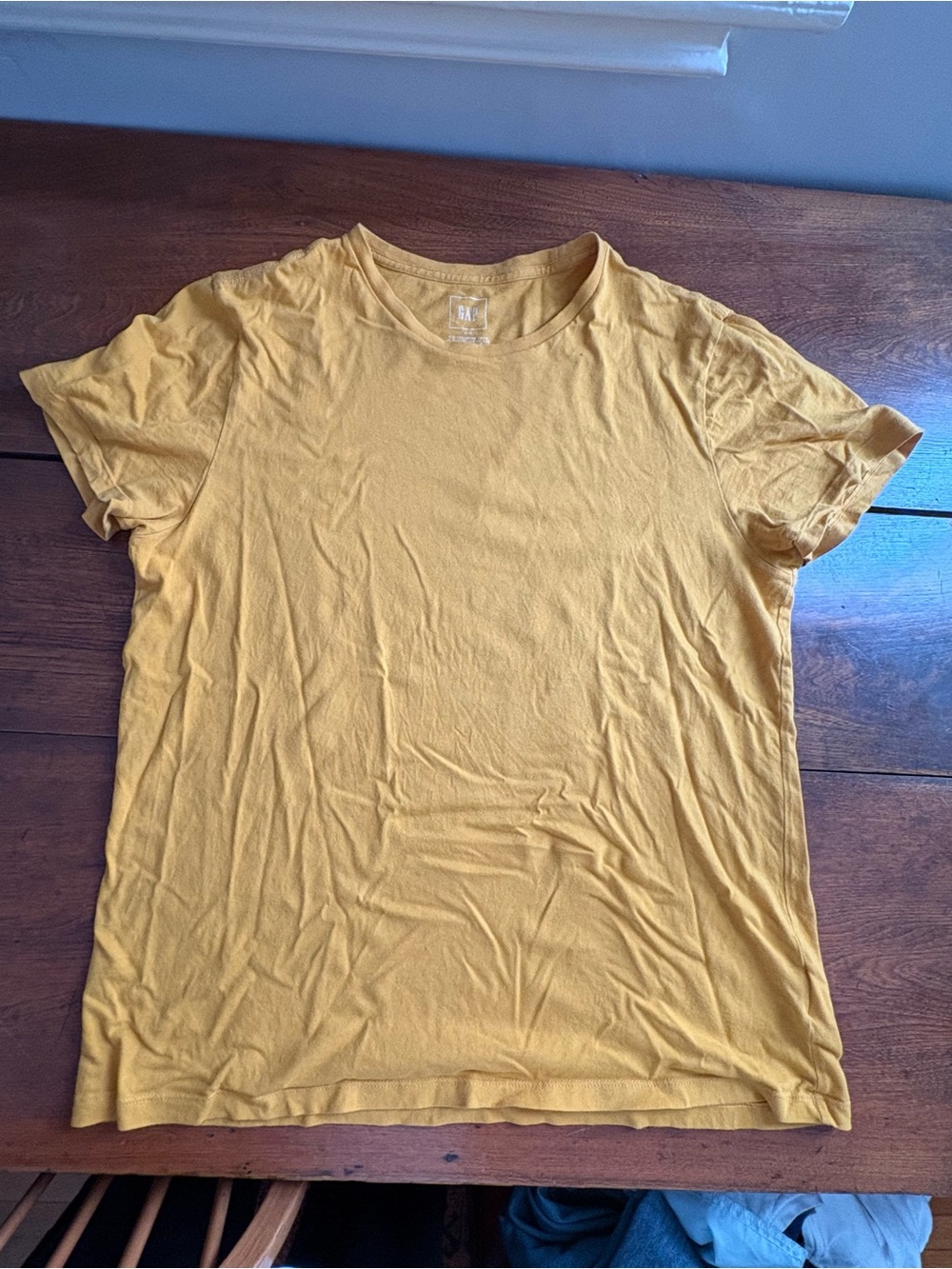 GAP Mustard Yellow Crew Neck Tee
